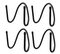 BIUDECO 4 Piezas Soporte de Pared para Rodillos de Masa de Organizador para Cocina Ganchos para Colgar Rodillos de Amasar y Pizza Optimiza Espacio y Facilita Acceso