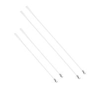 BIUDECO 4 Piezas Varillas de Control para Verticales Reemplazo con Mango de Aleación y Barra de Fibra de Vidrio Fácil Instalación para Ajuste Preciso de Luz y Privacidad Ventanas y