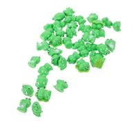 BIUDECO 40piezas Adorno de Ranita Resina Mini Figuras Coleccionables de Animales para Escritorio por Paquete para Manualidades de Jardín de Hadas y Paisajes de Musgo