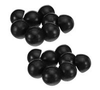 BIUDECO 48 Piezas 48 Niveladores Roscados M6 X 15 MM para Muebles, Patas Ajustables de Goma Antideslizantes, Estabilizadores de Pie para Mesas y Sillas, Kit 48 Unidades para Nivelación de