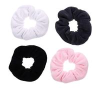 BIUDECO 4piezas Banda Cabello Cuerda Pelo Cabello de Diseño de Intestino Grueso Aro para Atar Coleta Coleteros Pelo de Moda