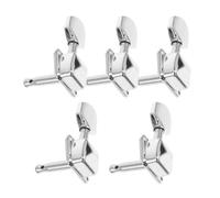 BIUDECO 5 Piezas Pernos de Afinación de Guitarra Acústica Semi Cerrados Metal Duradero con Rotación y Compatibilidad