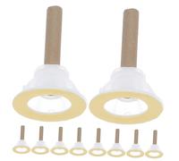 BIUDECO 50 juegos Moxa Sticks con Base para Moxibustión Hechos Mano Moxa Pillar para Cuidado Corporal Relajación Muscular y Mejora Circulatoria