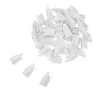 BIUDECO 50 Piezas de Grullas de Origami Plegadas en Papel Blanco, Decoraciones para Fotos y Centros de Mesa en Fiestas y Celebraciones