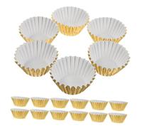 BIUDECO 500 piezas Unidades Mini Papel Aluminio Cupcake Wrappers Gruesos Resistentes al Aceite para Magdalenas Horno Fiestas Bodas Cumpleaños