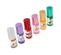 BIUDECO 6 Piezas Aceite Cutículas Natural con Aplicador Rodillo Hidratante y Reparador para Uñas Dañadas y Agrietada Fortalecedor y Suavizante para Cuidado Diario