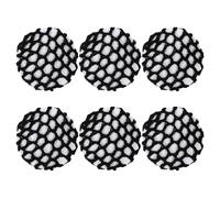 BIUDECO 6 Piezas Redecillas Negras para Moño de Ballet Elástica Invisible para Cabello Accesorios Profesionales para Bailarinas y Mujeres Sujetador de Moños para Danza y Oficina