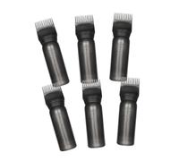 BIUDECO 6piezas Botellas Aplicadoras De Coloración Para Cabello Botellas Graduadas Peine Para Tintes y Tratamientos Capilares Diseño Elegante y Práctico Reutilizables y Resistentes