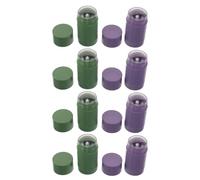 BIUDECO 8 Envases Rellenables de Desodorante Sólido de 40g Control Fácil de Dosis y Base Giratoria, Pequeños Contenedores de Plástico Ideales para Viajes y Cuidado Personal