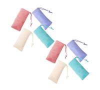 BIUDECO 8 piezas Bolsa Exfoliante para Jabón de Espuma con Cordón Soporte para Jabón Barra Resistente y Ligera para Baño y Ducha Colores Surtidos