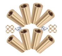 BIUDECO 8 Piezas Patas de Latón Cónicas de Antideslizantes para Bandejas Cajas de Joyas y Muebles Soportes Elevadores para Tablas de Cortar y Decoración Hogar