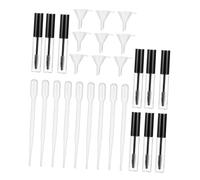 BIUDECO 9 Conjuntos Tubos Transparentes para Rímel DIY Reutilizables con Embudo y Gotero Envases Vacíos para Pestañas Aptos para Cremas y Maquillaje Personalizado