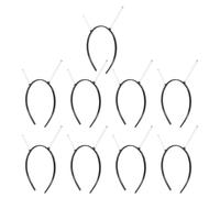 BIUDECO 9 Piezas Diadema de Resorte Semiacabada para Disfraces DIY Diadema de Plástico Antideslizante para Manualidades de Cabello para Decoración