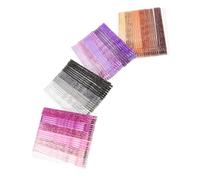 BIUDECO 96 Piezas Horquilla Brillantina Polvo de Pinzas Pelo Barniz para Hornear Colores Dorados Rosas Moradas y Negras Horquillas de Metal para Pasadores de Pelo Polvo