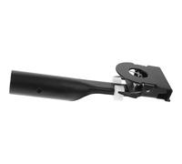 BIUDECO Abrazadera Metálica para Varilla de Escoba 2.0 Negro Tungsteno, Clip de Repuesto Giratorio para Mango de Trapeador, Adaptador Resistente para Limpieza Doméstica y Comercial