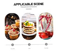 BIUDECO Adornos Decorativos Japoneses para Tartas y Arreglos Palillos de Plástico y Madera Accesorios Versátiles para Vajilla y Decoración de Hogar