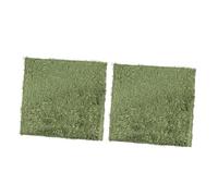 BIUDECO Alfombrillas de Musgo Artificial para Reptiles y Mascotas Trepadoras 2 Piezas de 30X30 CM Tapetes Absorbentes y Lavables Color Verde Ideales para Mantener Humedad y Protección