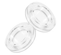 BIUDECO Anillo para Orificio de Sombrilla de Mesa Transparente de Silicona 2 Piezas Tapón y Tapa para Sombrilla Exterior Compatible Mayoría de Escritorios Accesorio Práctico para Uso