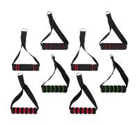 BIUDECO Asas Antideslizantes para Fitness 8 Piezas, Mango de Cable de Goma Espuma, Correas de Entrenamiento para Multiestación Musculación, Accesorio Resistente para Color Color Aleatorio