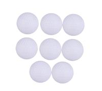 BIUDECO Balones de Golf de Plástico Blancas 8 Unidades, Bolas Ligeras y Huecas para Práctica Segura en Interiores y Exteriores, Accesorios Deportivos para Golfistas Principiantes