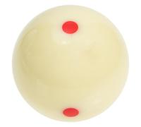 BIUDECO Bola de Billar Estándar Blanca de 572 CM 6 Puntos Bola Profesional para Billar de Carambola y Pool Resistente al Impacto y Desgaste Uso Competiciones y Entrenamiento