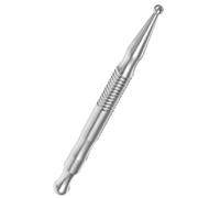 BIUDECO Bolígrafo de Inoxidable, Manual de Metal Compacto para Puntos de Faciales y Reflexología, Herramienta de Masaje Terapéutico para Bienestar y Relajación