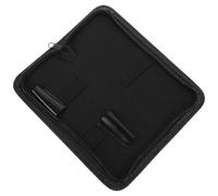 BIUDECO Bolsa de Peluquería Profesional para Tijeras 1 Unidad Tamaño 21,5x8x2 Cm Lona y PU Color Negro Uso Barbería Peluqueros Almacenamiento Peine Pinzas