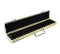 BIUDECO Bolsa Rígida para Flauta Dulce Soprano con Cremallera, 2 Compartimentos, Material Plástico y Metal, Almacenamiento Generoso para Conciertos y Clases