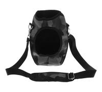 BIUDECO Bolsa Térmica para Transportar Botellas de Agua de Medio Galón Funda Aislante de Neopreno con Correa Ajustable Color Camuflaje Negro con Hebilla Metálica Portabotellas Portátil
