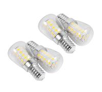 BIUDECO Bombilla LED para Refrigerador E14 3W Luz Cálida 3000K Pequeña Rosca Pack 4 Unidades Repuesto Iluminación para Nevera y Congelador