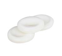 BIUDECO Botones Decorativos y Funcionales de Dedo para Trompeta Blancos Prácticos de Concha Pack de 3 Piezas Instalación Simple para Accesorios de Trompeta