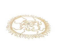 BIUDECO Bridal Headdress Rhinestone Mesh Headwear Shiny Fringe Decorative Hair Accessory For Weddings And Parties