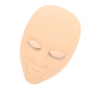 BIUDECO Cabeza De Maniquí Para Extensiones De Pestañas Herramienta De Práctica De Desmontable Para Formación Maquillaje y Técnicas De