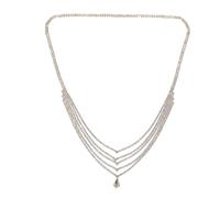 BIUDECO Cadena para Cabeza de Novia con Decorativo Joyería Nupcial Femenina Elegante para Bodas y Fiestas Accesorio Estable sin Tirones Diseño con Múltiples y Borlas Doradas