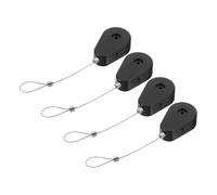 BIUDECO Caja Retráctil Antirrobo con Cable de Acero de Soporte Automático para Gestión Segura de Cables Protección contra Pérdida para Actividades Exteriores y Sitios de Construcción de