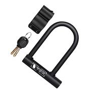 BIUDECO Candado U Antirrobo para Bicicleta Resistente Corte y Palanca Compacto y Portátil Incluye Llaves para Bicicletas de y Carretera