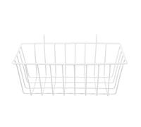 BIUDECO Cesta Metálica Colgante para Almacenamiento Doméstico Resistente Gran Capacidad Organizador Multiusos para Baño y Cocina Soporte para Panel de Rejilla Color Pequeño