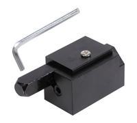 BIUDECO Cincel de Esquina Angular de Aleación de Aluminio Resistente al Desgaste, Herramienta Manual Negra para Carpintería, Corte de Bisagras y Ranuras en Puertas, Uso Interior y