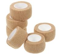 BIUDECO Cintas Antideslizantes para Patas de Muebles, Tiras Protectoras de Tela No Tejida y Spandex, Reducen Ruido y Fricción, 6 Rollos para Muebles de Madera y Baldosas