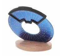 BIUDECO Círculo de Quintas para Guitarra Azul Base, Herramienta Interactiva para Entrenamiento de Acordes y Teoría Musical en Talleres y Clases