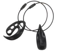 BIUDECO Clip Compacto para Disco Volador, Abrazadera Duradera y Resistente con Borde Suave, Soporte portátil para Transporte Seguro, Juego de 2 Unidades en Negro, Ideal para Uso Diario y Exteriores