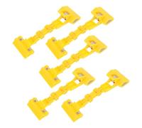 BIUDECO Clips de Pintura de Doble Cabeza 5 Pcs, Sujetadores Giratorios de Plástico para Bocetos y Dibujos, Pinzas Multifuncionales para Tableros de Dibujo y Fotos, Accesorios para Obras
