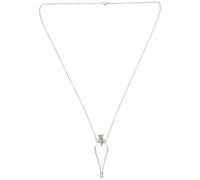 BIUDECO Collar de Botellas de Vidrio Mini Cadena, Frasco Colgante | Vidrio Transparente, para Recuerdos de Luna de Miel, Fácil de Llevar, No se Decolora