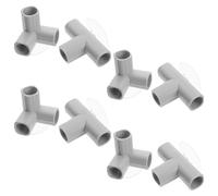 BIUDECO Conectores de Plástico en Forma de T y Triangulares para Parque Infantil, 8 Piezas Ventosas, Accesorios Seguros para Vallas de Juegos Interiores, Unión Resistente y Estable