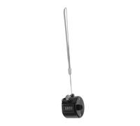 BIUDECO Contador Mecánico Portátil Pesca y Actividades de Diseño Duradero y Compacto Color Negro