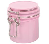 BIUDECO Contenedor para Pegamento de Pestañas Rosa Recipiente Sellado Transparente Resistente la Humedad para Almacenamiento de Adhesivo de Extensiones Organizador Compacto para Uso Salón