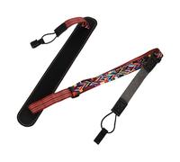 BIUDECO Correa De Ukelele De Algodón Pu Correa Ajustable y Portátil Para Tocar Negro Único