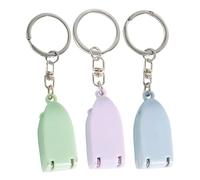 BIUDECO Corta Uñas Aleman Profesional de 3 Piezas para Uñas de Manos y Pies, Portátil Diseño de Llavero, Adecuado para Viaje y Uso Diario Color Aleatorio