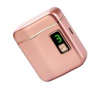 BIUDECO Cortauñas Eléctrico Recargable con Luz LED y Operación Ultra Silenciosa, Recortador de Uñas de Plástico Dorado para Uso en Casa o Viaje, Batería 500 Mah
