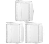 BIUDECO Cubierta para Enchufe de Pared 3 Piezas, Protector de Receptáculo Resistente Intemperie, Antisalpicaduras y Antidescargas Eléctricas, Adecuado para Cocina, Baño y Oficina